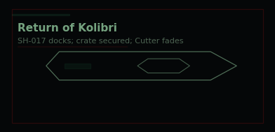 Seq 26 — Return of Kolibri — telemetry sketch