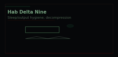 Seq 33 — Hab Delta Nine — telemetry sketch